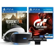 Angle View: Sony Playstation VR Gran Turismo Sport and Resident Evil 7: Biohazard Bundle