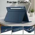 thumbnail image 6 of FINTIE Case for Samsung Galaxy Tab S10 FE/ S9 FE 5G 10.9 Inch/Tab S9 11 Inch with S Pen Holder, Slim Shield Multiple Angle Stand with Soft TPU Back Shell Cover, Navy, 6 of 7