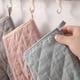 thumbnail image 3 of Yuarrent Guantes de horno Anti escaldado Resistente al calor Antideslizante Hornos Manoplas Soportes de ollas Juegos de agarraderas simples Herramientas y accesorios para hornear Gris blanco, 3 of 6