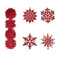 thumbnail image 1 of De Copos De Nieve Con Purpurina, 10Cm, Adornos Colgantes Para Árboles De Navidad, Decoraciones Navideñas Para El Hogar 40 Uds. Serendint HA042680-02, 1 of 6