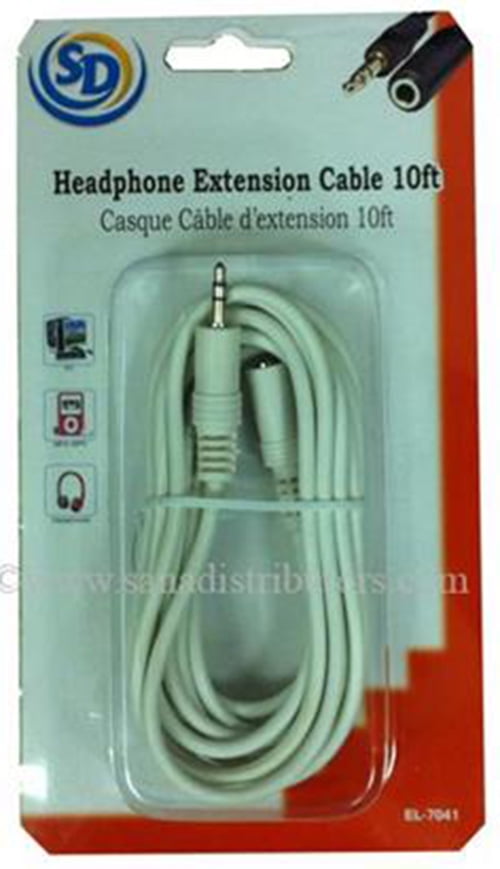 SD HEADPHONE EXTENSION CABLE 10FT Walmart Canada