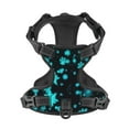 thumbnail image 4 of XMXY No Pull Dog Harness, Colorful Snowflakes Adjustable Reflective Pet Harness with Oxford Vest, Large Size, 4 of 9