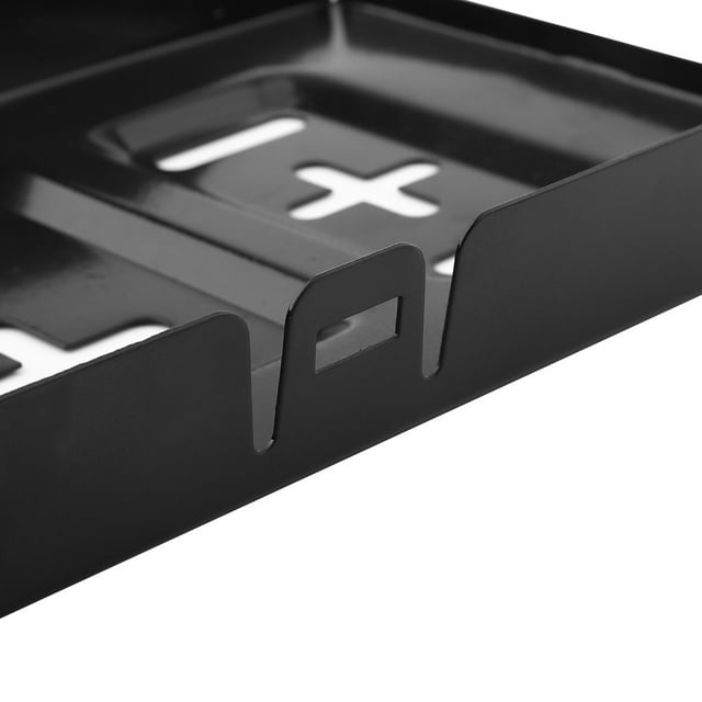 Fyydes Battery Hold Bracket, Universal Battery Tray Long Durability Adjustable Clamp For Automotive