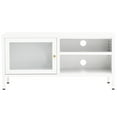 thumbnail image 3 of vidaXL TV Stand TV Console Sideboard TV Unit Home Media Unit Steel and Glass, 3 of 9