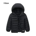 thumbnail image 3 of Qarigey Chaqueta a prueba de viento esencial para niños de invierno para días fríos, ropa de plumón, chaquetas, abrigo para invierno Abrigos y chamarras negro+110cm, 3 of 6