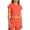Orange, variant on Girls Short Sleeve Crop Tops Kids Fashion Athletic Crew Neck T Shirts Casual Basic Tees Summer Clothes 13-14 Years