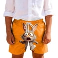 thumbnail image 2 of Pantalones cortos de playa para niños y niñas, de color liso, con estampado bonito, transpirables y con bolsillos, para verano, 2 of 9