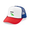 thumbnail image 4 of CafePress - RAWR! - Trucker Hat - Polyester Foam Front and Nylon Mesh Weave Back, 4 of 11