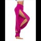 thumbnail image 2 of Pantalones Harén con Abertura Alta para Mujer, Pantalones Harén Hippies. Rosa Roja XL, 2 of 7