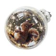 thumbnail image 3 of Matsuzay Adornos navideños 3D con forma de bola de cristal simulada, de acrílico ligero, ideales para decorar árboles de Navidad y el hogar. Kits de decoración para fiestas ardilla, 3 of 4