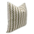 thumbnail image 2 of Fabdivine Block Print Throw Pillow Cover, 26x26 Inch Duck Canvas Vintage Cushion Cover, Floral Print Boho Design Green Pillow Cover for Sofa and Couch, 2 of 5