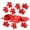 Red, variant on BIMZUC 100Pcs/Bag Artificial Maple Leaves for Thanksgiving Autumn Leaf Wedding Party Table Decor, Beautiful Green Fake Fall Leaves for Home and Outdoor Decorations, 3.1 inches / 7.8 cm Size