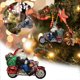 thumbnail image 1 of Personalized Family Christmas Tree Decorations Motorcycle Decorations Holiday And Winter Gifts, 1 of 5