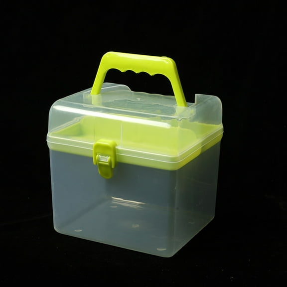Textile Storage For Home Storage Case Home Textile Storage, 1Pc Storage Box Fabric Storage Containers Plastic, Green One Size