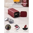 thumbnail image 3 of Estuche Organizador de Viaje para Anteojos de Sol Cloudever Ancora Rojo, 3 of 9