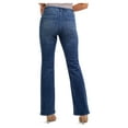Jordache Women’s Mid Rise Bootcut Jeans, Regular and Short Inseam