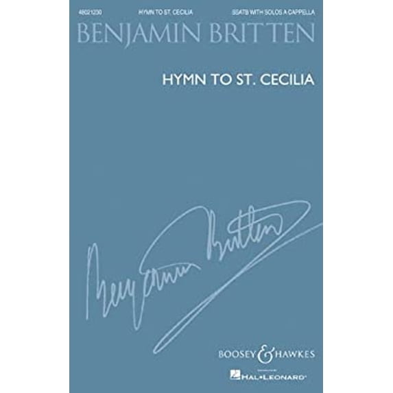 Pre-Owned Hymn to St. Cecilia : SSATB with Solos a Cappella (Paperback) 9781458423504