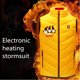 thumbnail image 5 of Xihbxyly Chaqueta Térmica, Abrigo Cálido con Alimentación Por Usb, Tecnología de Calefacción de Fibra de Carbono, Abrigo de Invierno Ligero, Modos de Temperatura Ajustables, para Jugar Al Aire Libre,, 5 of 5