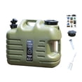 thumbnail image 3 of Miulika Water Container Water Carrier with Spigot with Screw Lid Water Bucket Water Storage Jug for Washing Hand Survival Outdoor BBQ 40x23x34cm 25L, 3 of 8