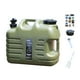 thumbnail image 3 of Contenedor de agua, cubo de agua con espiga con asa, sin fugas, jarra de almacenamiento de agua portátil, portador de agua para mochilero de barbacoa 40x23x34cm 25L shamjiam Contenedor de bebidas, 3 of 8