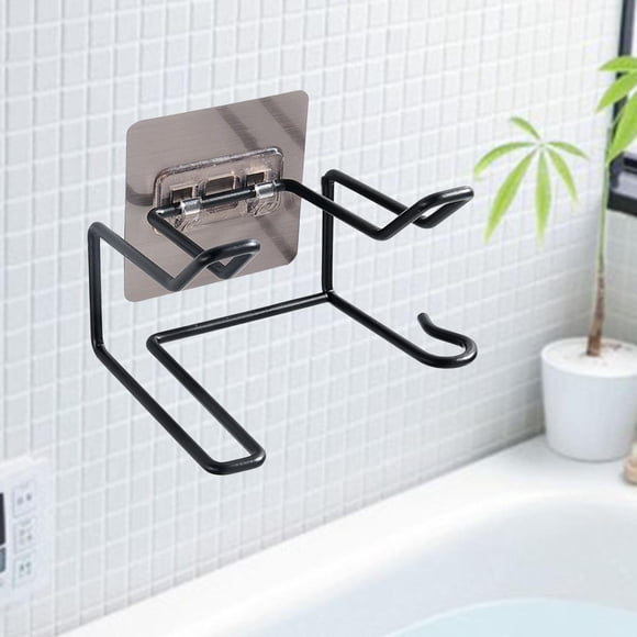 Soporte de Pared para Secador de Pelo Perfecl Negro 9.5 cm x 5.3 cm