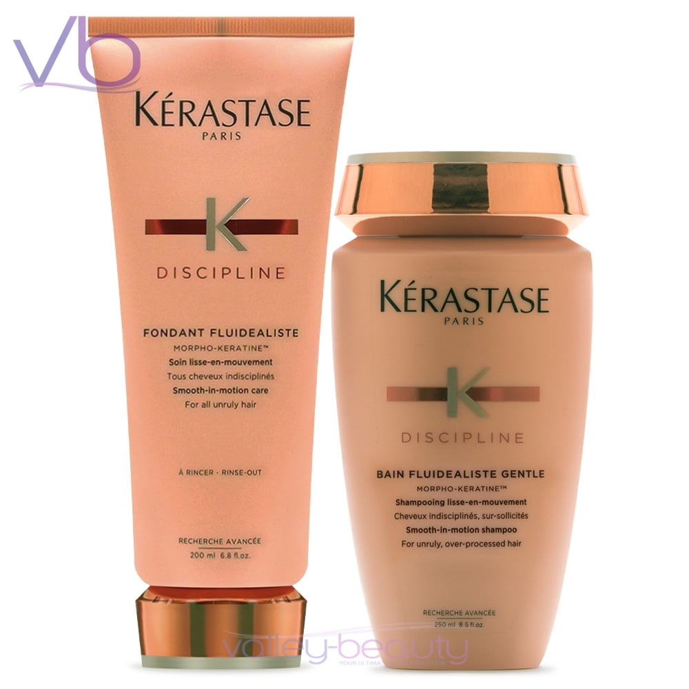 Kerastase Discipline Bain Fluidealiste Gentle Sulfate Free (8.5oz) and