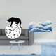 thumbnail image 2 of Reloj colgante silencioso con forma de gato, con movimiento silencioso y alfombra antideslizante para sala de estar, dormitorio, cocina, guardería, sa, 2 of 8