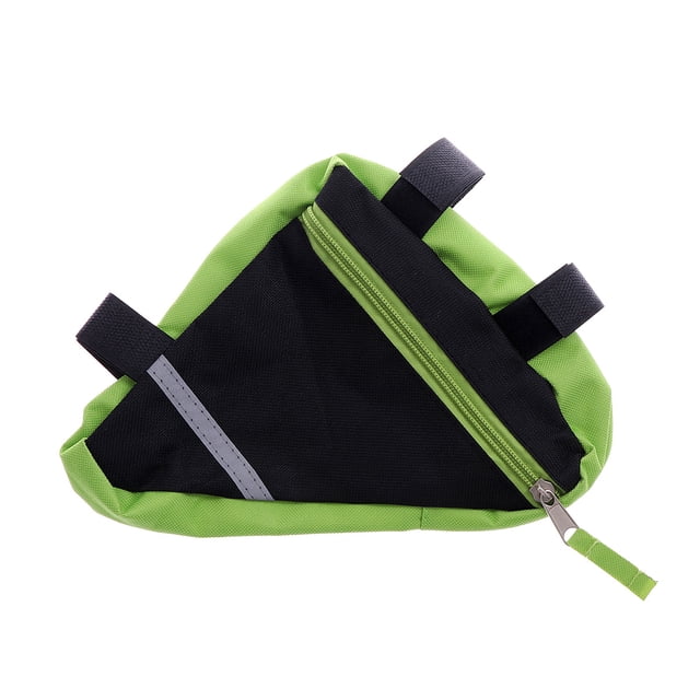 EeaseCA Triangle Cycling Bike Tube Bag MTB Road Front Frame Bag Pannier Accessories (Green)