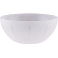 thumbnail image 1 of YBM HOME 10-Inch Plastic Serve Mixing Bowl for Everyday Meals can hold 120 oz, 3.75 qt. Ideal for Cereal, Snacks, Popcorn, Salad, and Fruits, Microwave Safe, Forsty White, 1 of 5