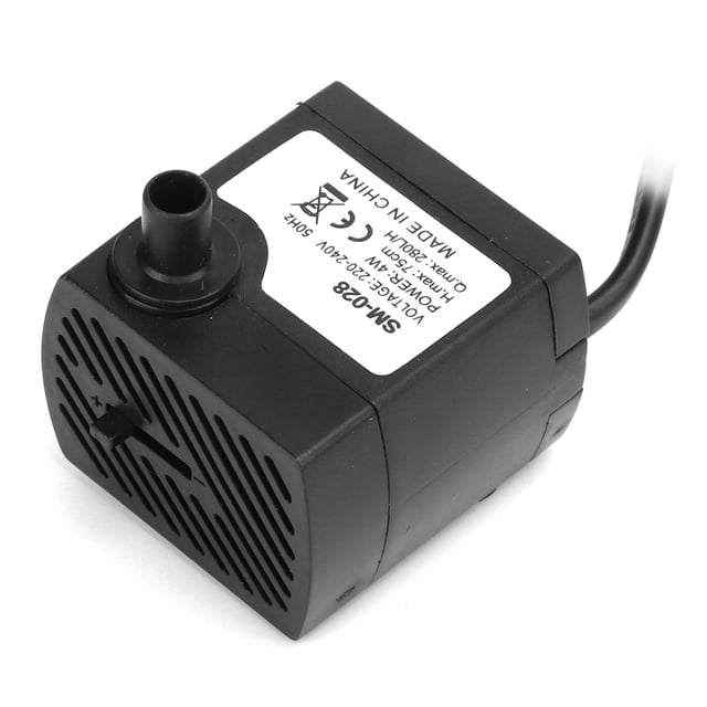 Mini Bomba De Fuente, Bombas De Agua De Acuario Con Rotor De Cerámica De Poco Ruido Para Oficina, Hogar, Estudio, Tienda