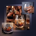 thumbnail image 4 of Miwamany Halloween Stemless Wine Glass, Spooky Ghost Graveyard Printed Tumbler, 15oz Clear Cup for Holiday Party Drinks Table Decor Halloween Ornaments, 4 of 7