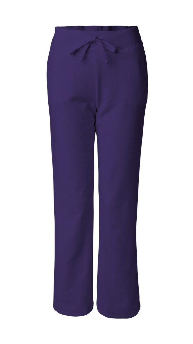 open bottom fleece sweatpants