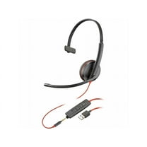 Poly Plantronics Blackwire 3215 Monaural USB-A Headset TAA HP 8M3Y1AA#ABA
