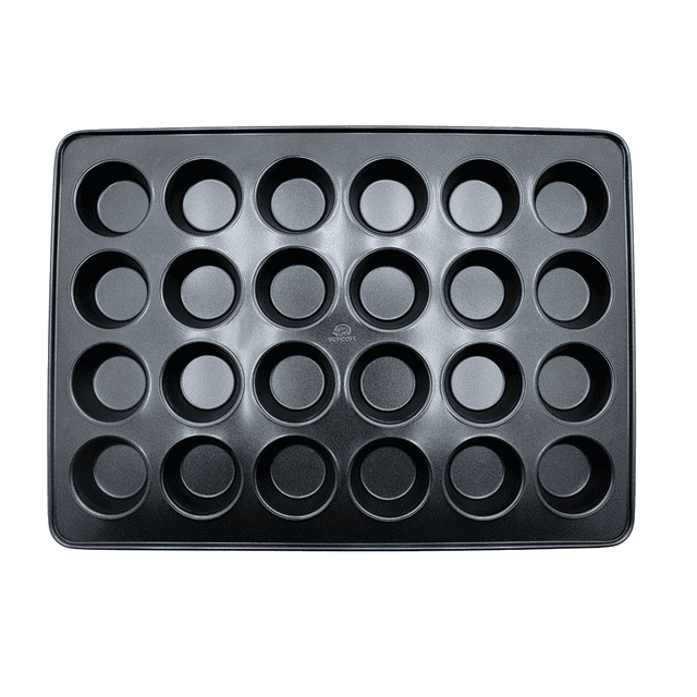 Molde Para Muffins 24 Cavidades Con Antiadherente 7.5 cm Vencort Molde/ Muffins/Con Teflón