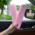 thumbnail image 1 of Almohadillas para cinturón de seguridad de coche de color rosa, correas para cinturón de seguridad infantil, correas para mochilas, muy adecuadas para viajar, mochilas., 1 of 5