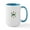 White/Blue Inside, variant on CafePress - Environmentalist Recycle Reuse Reduce Garbage Mugs - 15 oz Ceramic Large White Novelty Mug
