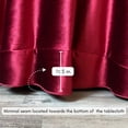 thumbnail image 5 of 120 Inch Round Velvet Tablecloth - Burgundy, Wedding Linen Tablecloth for Standard 5 ft. Round Tables, 5 of 5