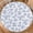 Daily Blue Floral, variant on Spring Summer Floral Round Fitted Tablecloth with Elastic Edge Easter Tulip Flower Table Cover for 40"-44" Rustic Stretch Table Cloth for Dining Room Party Picnic