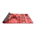 thumbnail image 2 of Ahgly Company Indoor Round Oriental Red Industrial Area Rugs, 4' Round, 2 of 4