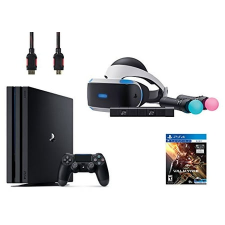 PlayStation VR Start Bundle 5 Items:VR Headset,Move Controller,PlayStation Camera Motion Sensor,PlayStation 4 Pro 1TB,VR Game Disc PSVR (Best Playstation Vr Games)