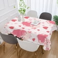 thumbnail image 5 of 60x108 Inch Tablecloth Polyester Square Tablecloth for Home Kitchen Dinner Decor Pink Cute Pigs, 5 of 9