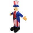 thumbnail image 6 of Inflatable White and Red Lighted Standing Uncle Sam Outdoor Decor 70-Inch, 6 of 6