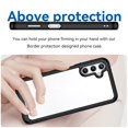 thumbnail image 3 of Decase for Samsung A35,Shockproof Case Flexible TPU & Hard Clear Acrylic Anti-Scratch Ultra Slim Transparent Rugged Case Cover Designed for Samsung Galaxy A35 - Black, 3 of 8