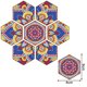thumbnail image 4 of Cuadros Decorativos 7 posavasos de cristal para bebidas con forma de panal DIY creativa para protección de mesa Wdftyju de costura negro 4 estilos, 4 of 9