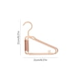 thumbnail image 3 of GFHFHITJ Fold Fold Foldable Hanger Plastic Folding Storage Hanger Home Storage Rack, 3 of 4