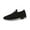 Black, variant on XIMIN Men's Mesh Knit Slip On Minimalist Wide Toe Loafers Stretch Flat Walking Beach Shoes Breathable Lightweight Casual Slip-Resistant Fashion Sneakers (8.5, Black)