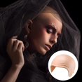 thumbnail image 4 of Peluca de látex para cabeza calva, gorro grueso para cosplay, disfraz de maquillaje para niños y adultos, fiesta de Halloween, 4 of 10