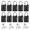 Black 10 Pack, variant on Black 10 Pack Luggage Locks, Dual Access Key or 4-Digit Code TSA Approved Travel Locks