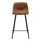 thumbnail image 2 of Set de 2 Bancos de Cocina Gerona Madera Solida y Base Metalica Café BANC0903739CAFE, 2 of 8
