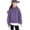 Purple, variant on Shadoumai Kids Fleece Hooded Jacket Outdoor Warm Pullover Coats For Boys And Girls All Season Casual Windproof Outerwear